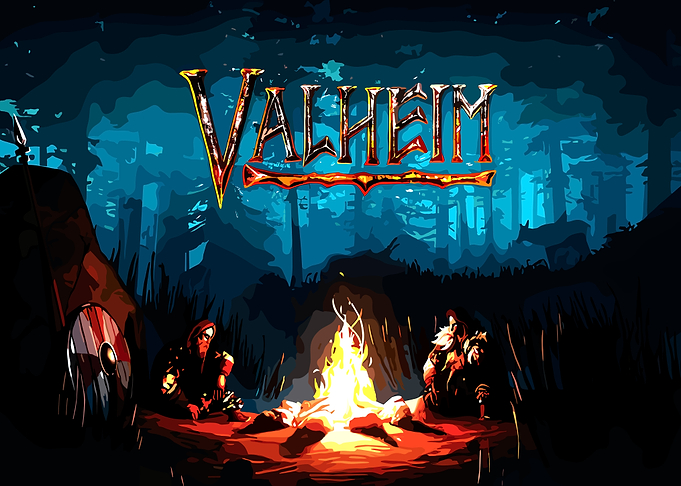 Valheim Campfire Scene
