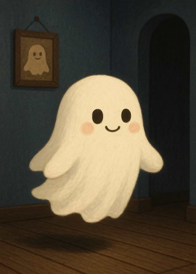 Cute Ghost at home