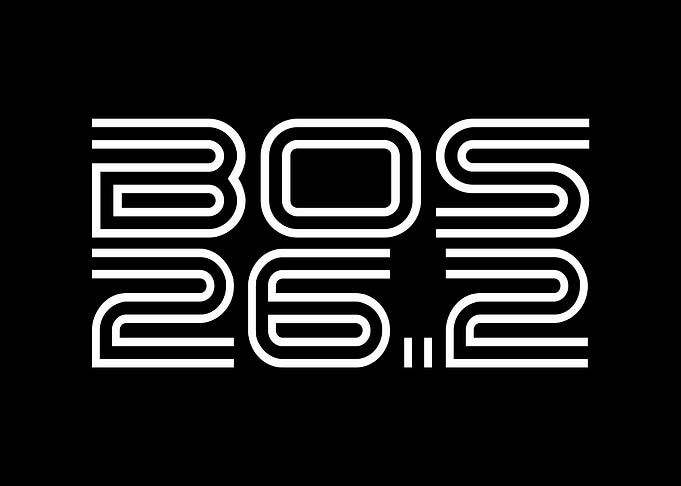 BOS 26.2 Marathon Graphic