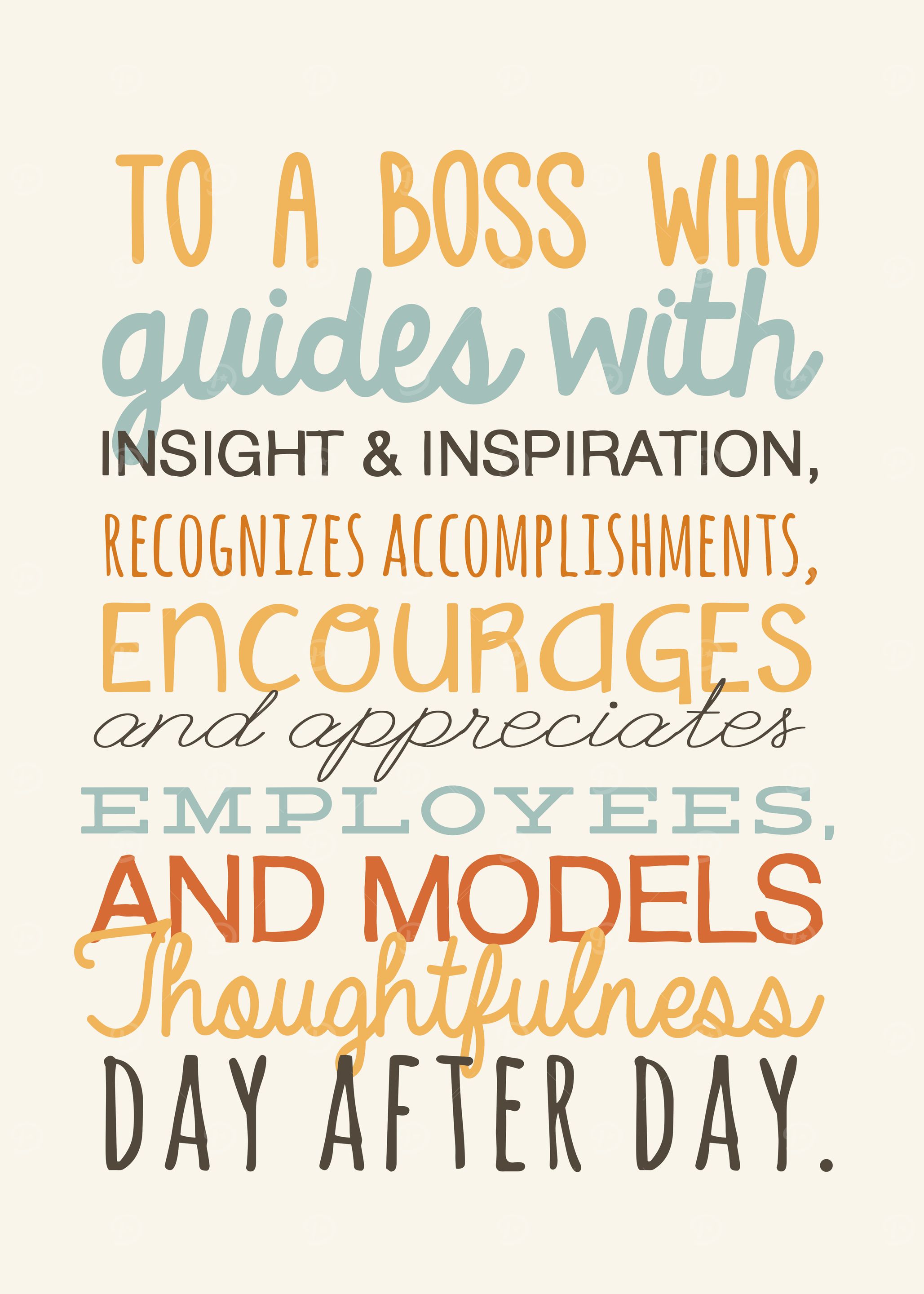Boss Appreciation Text Art