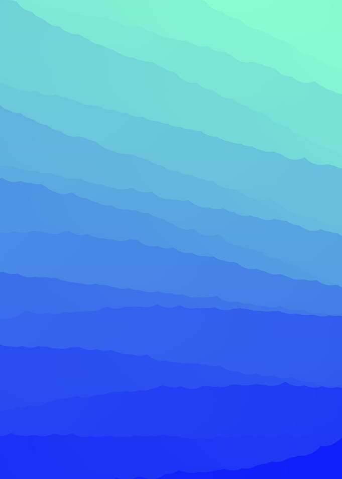 Abstract Blue and Green Gradient Layers