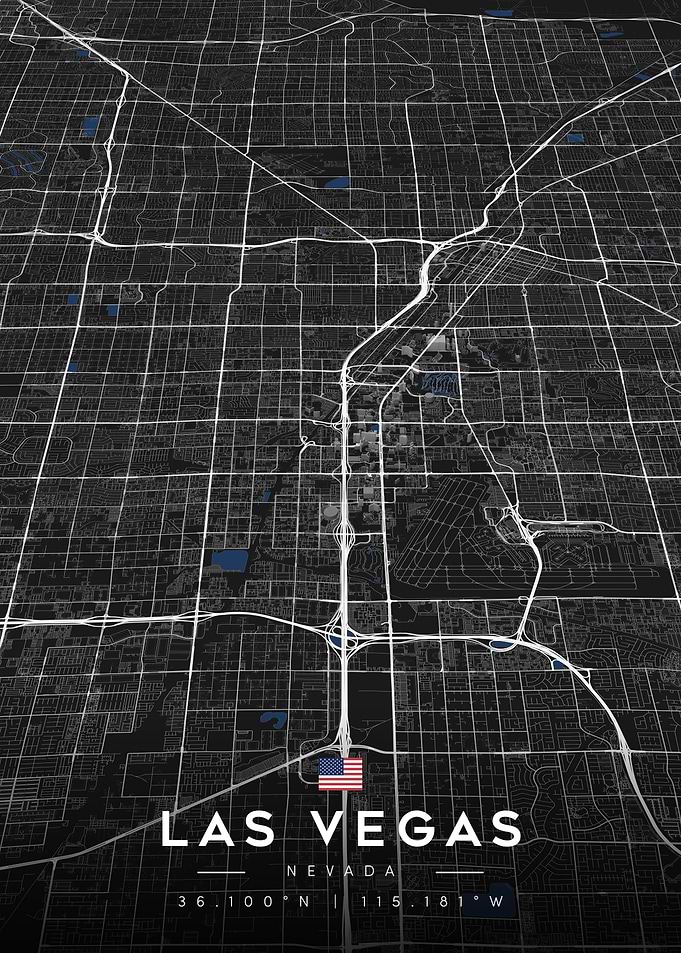 Las Vegas Nevada City Map