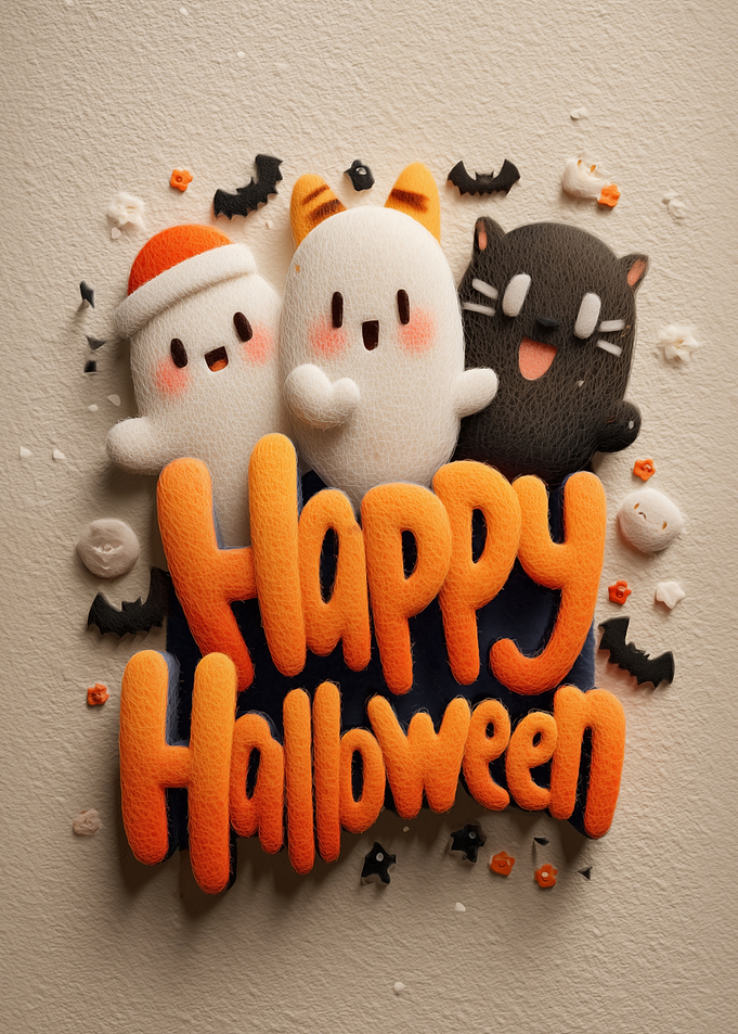Happy Halloween Cute Cartoon Illustration