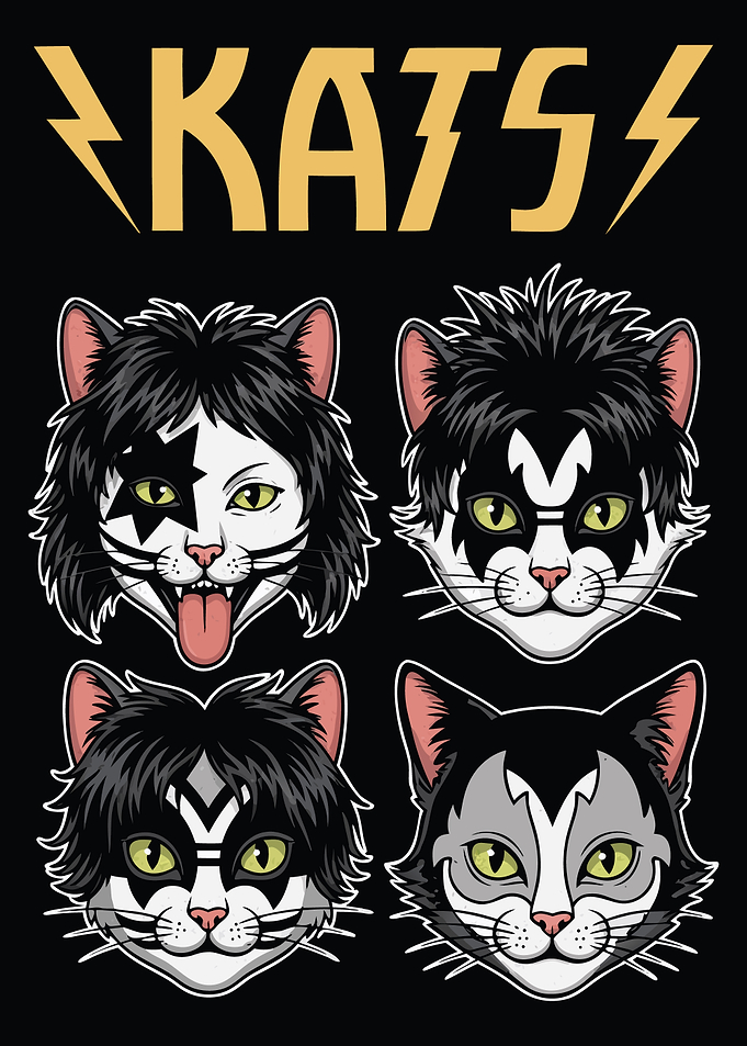 KATS: Cats in KISS Makeup