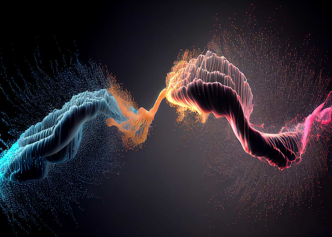 Abstract Colorful Swirls