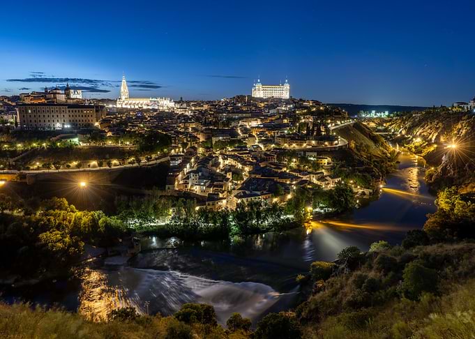 Toledo, Spain at Night