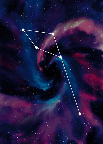 Aries Constellation in Space