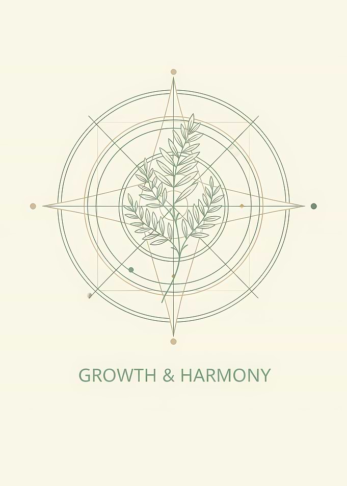Growth and Harmony Botanical Design