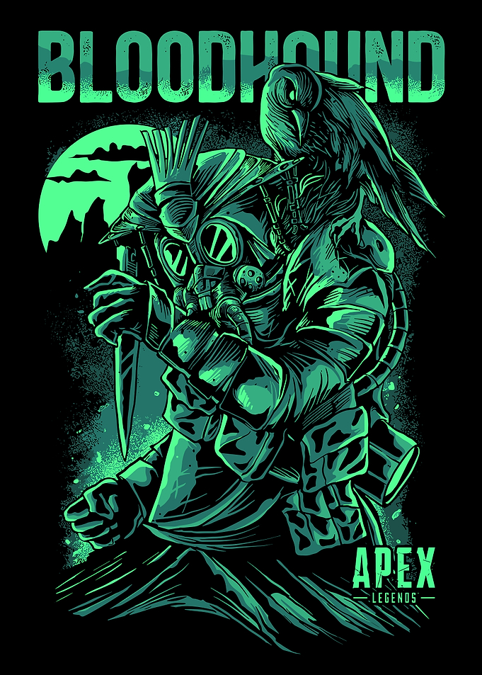 Bloodhound Apex Legends Character Art