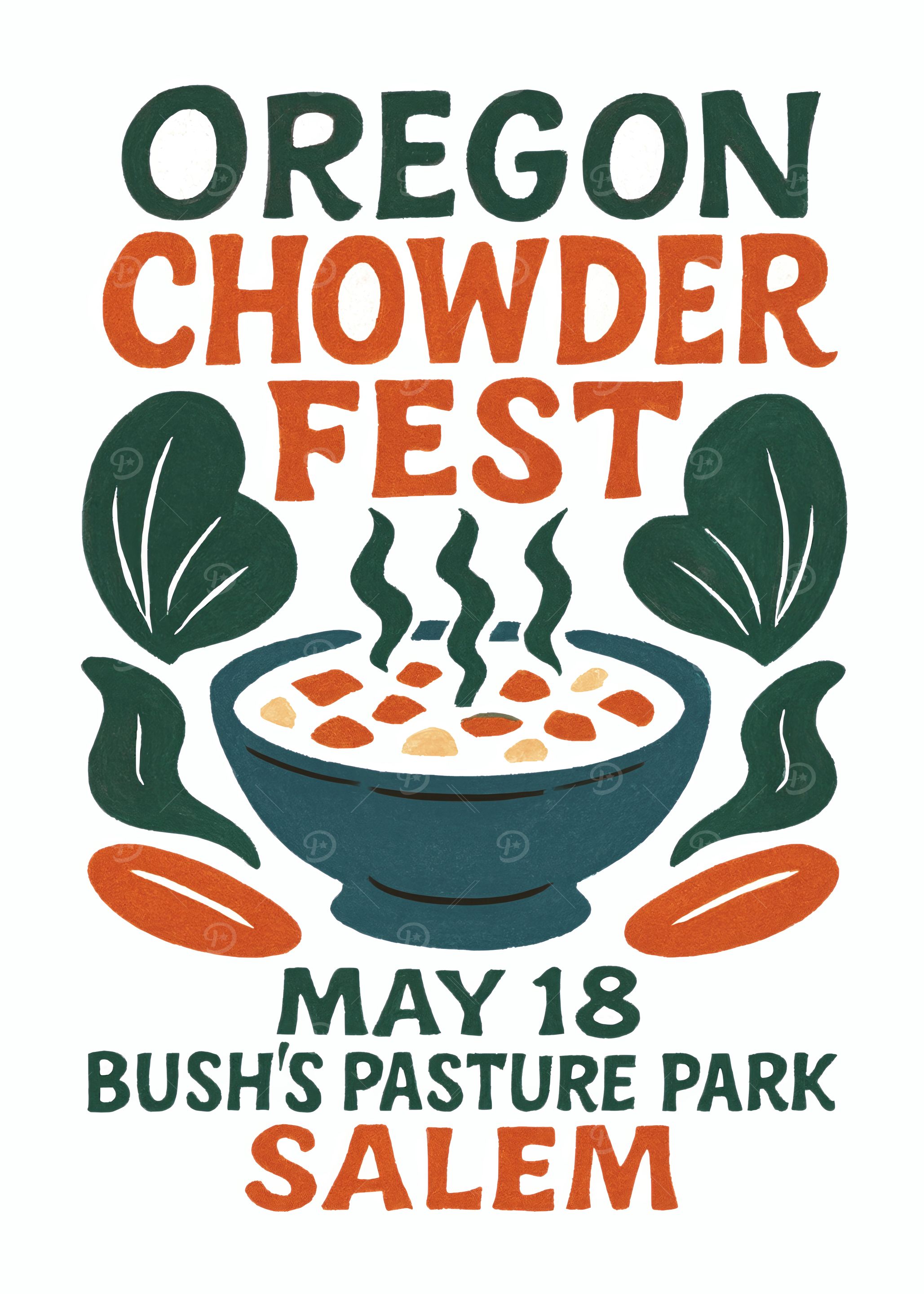 Oregon Chowder Fest Event Poster