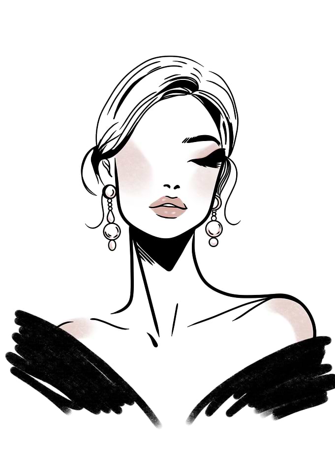 Elegant Woman Portrait