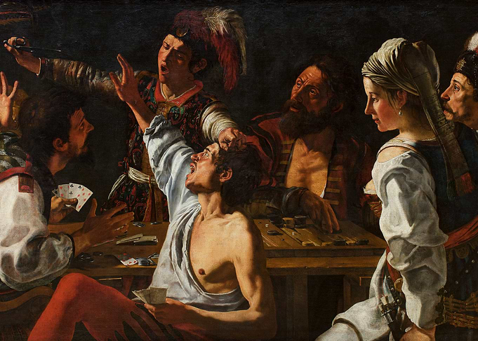 The Cardsharps by Caravaggio
