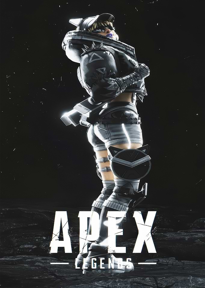 Apex Legends character in futuristic armor