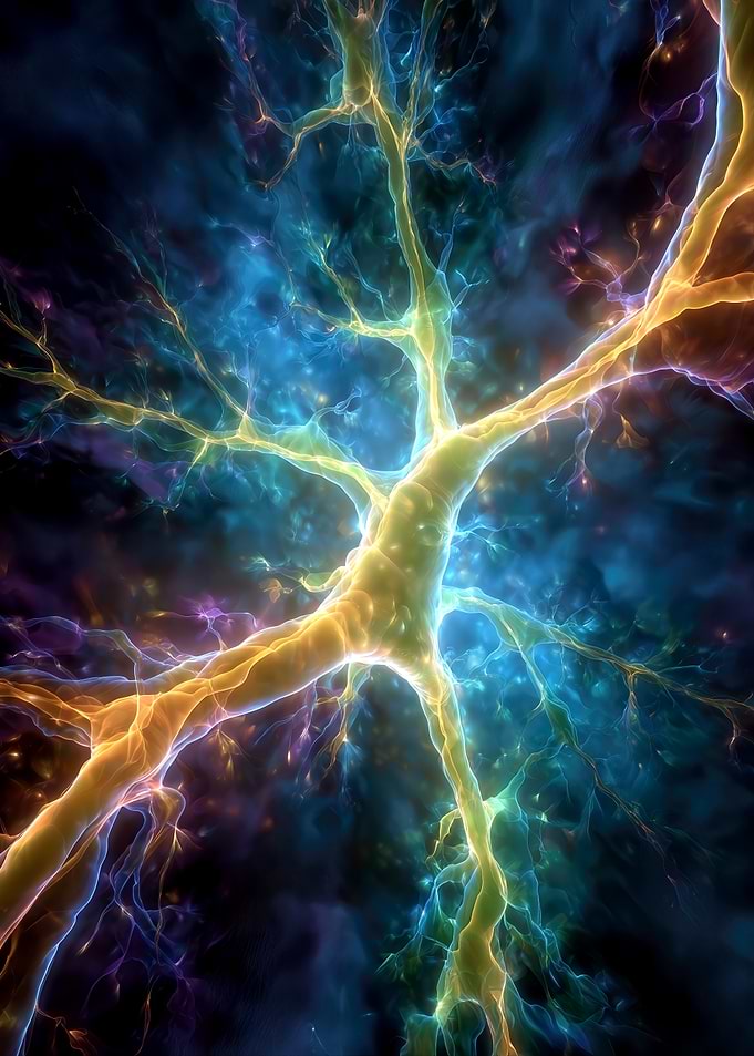 Abstract Neural Network Digital Art