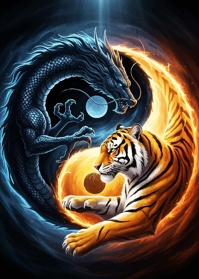 Dragon Tiger Yin Yang