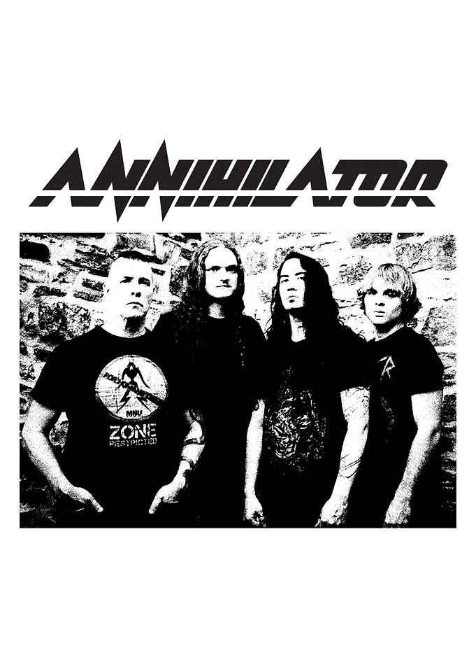 Band Black and White Portrait
