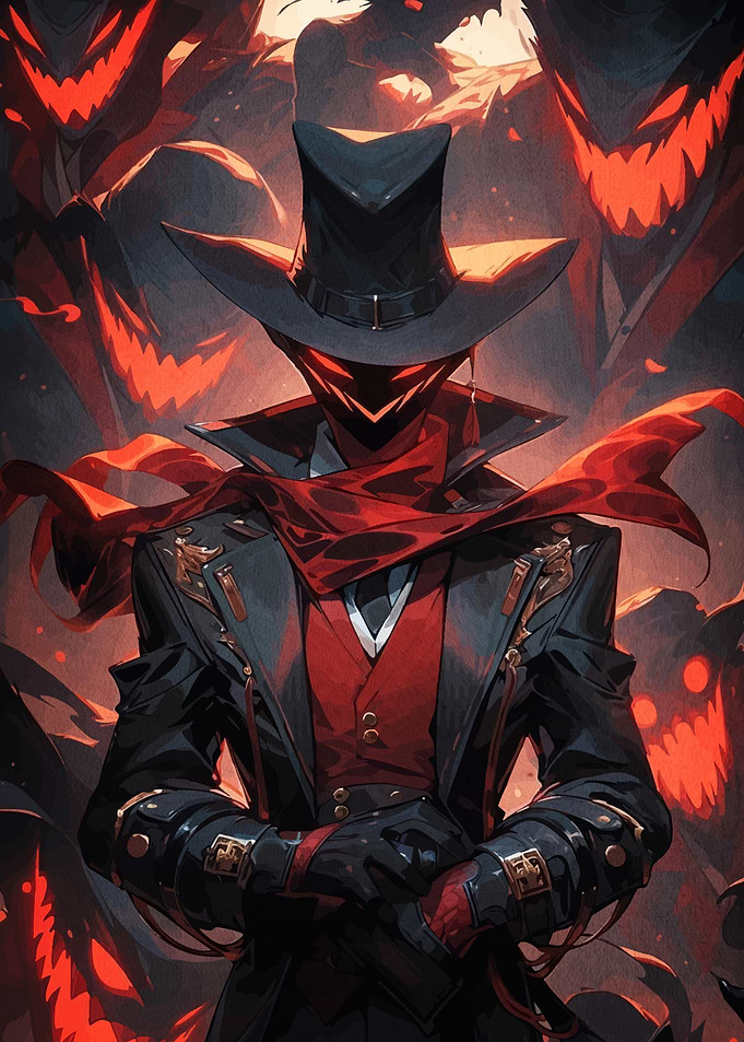 Sinister Gentleman Shadowy Figures