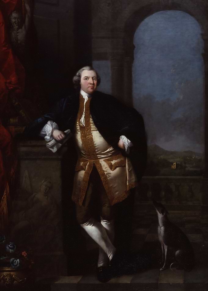 Portrait of a Gentleman with Dog