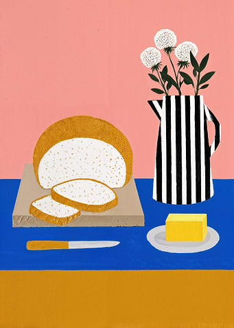 Bread, Butter, and Flowers