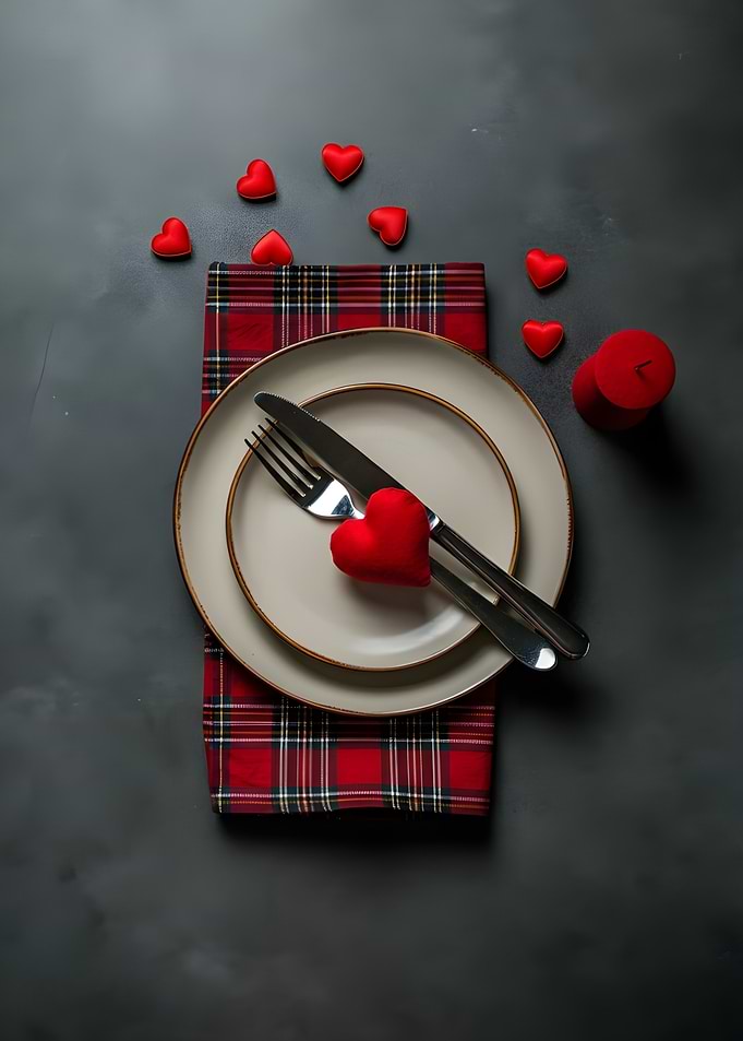 Valentine's Day Table Setting