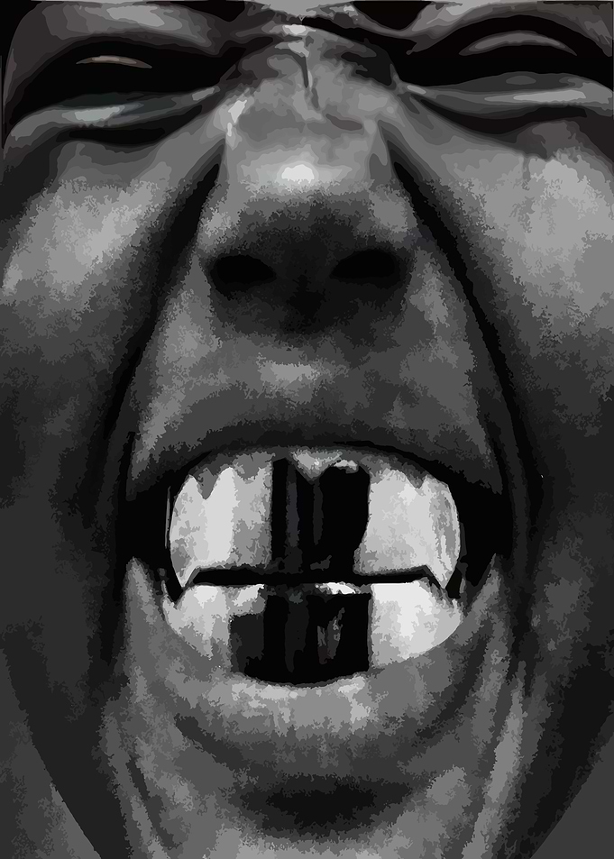 Grinning Face with Gold Teeth