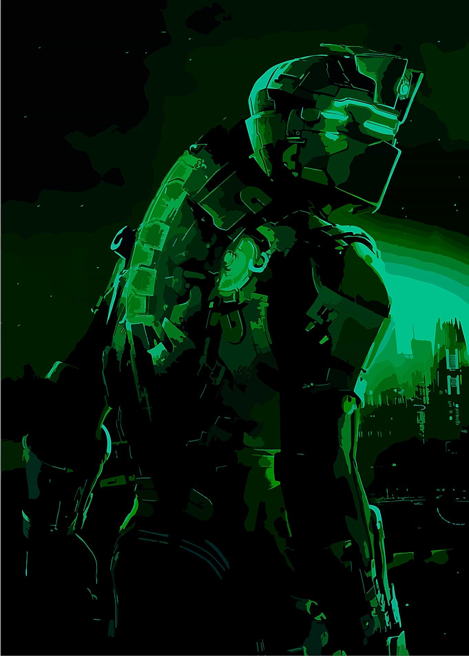 Dead Space Isaac Clarke Green