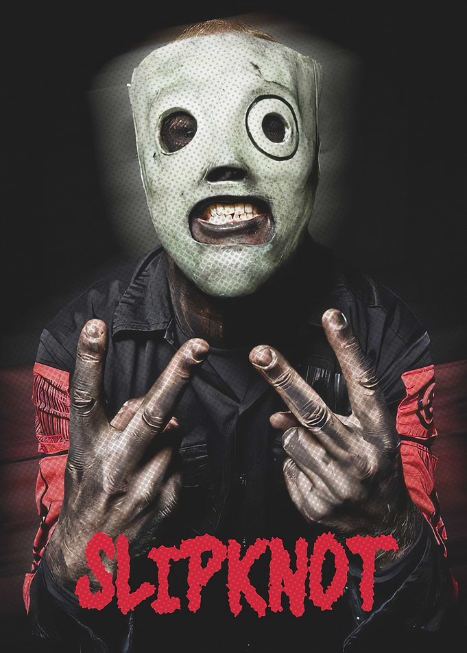Slipknot masked figure portrait