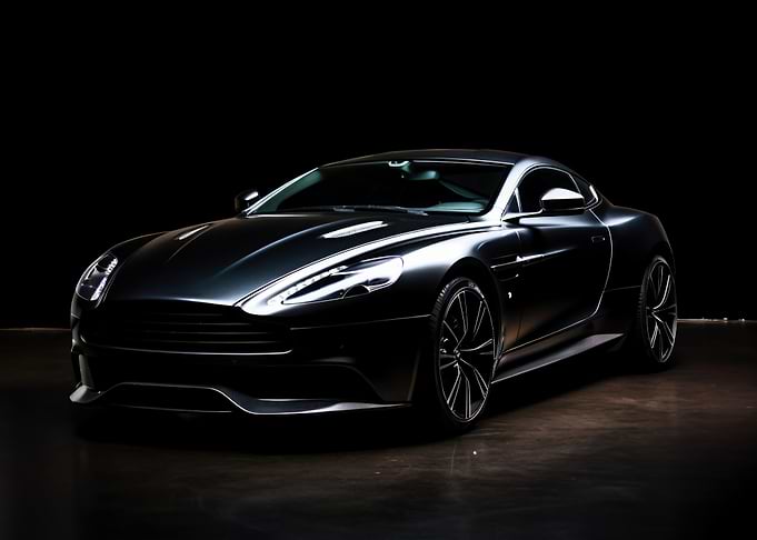 Sleek Black Sports Car