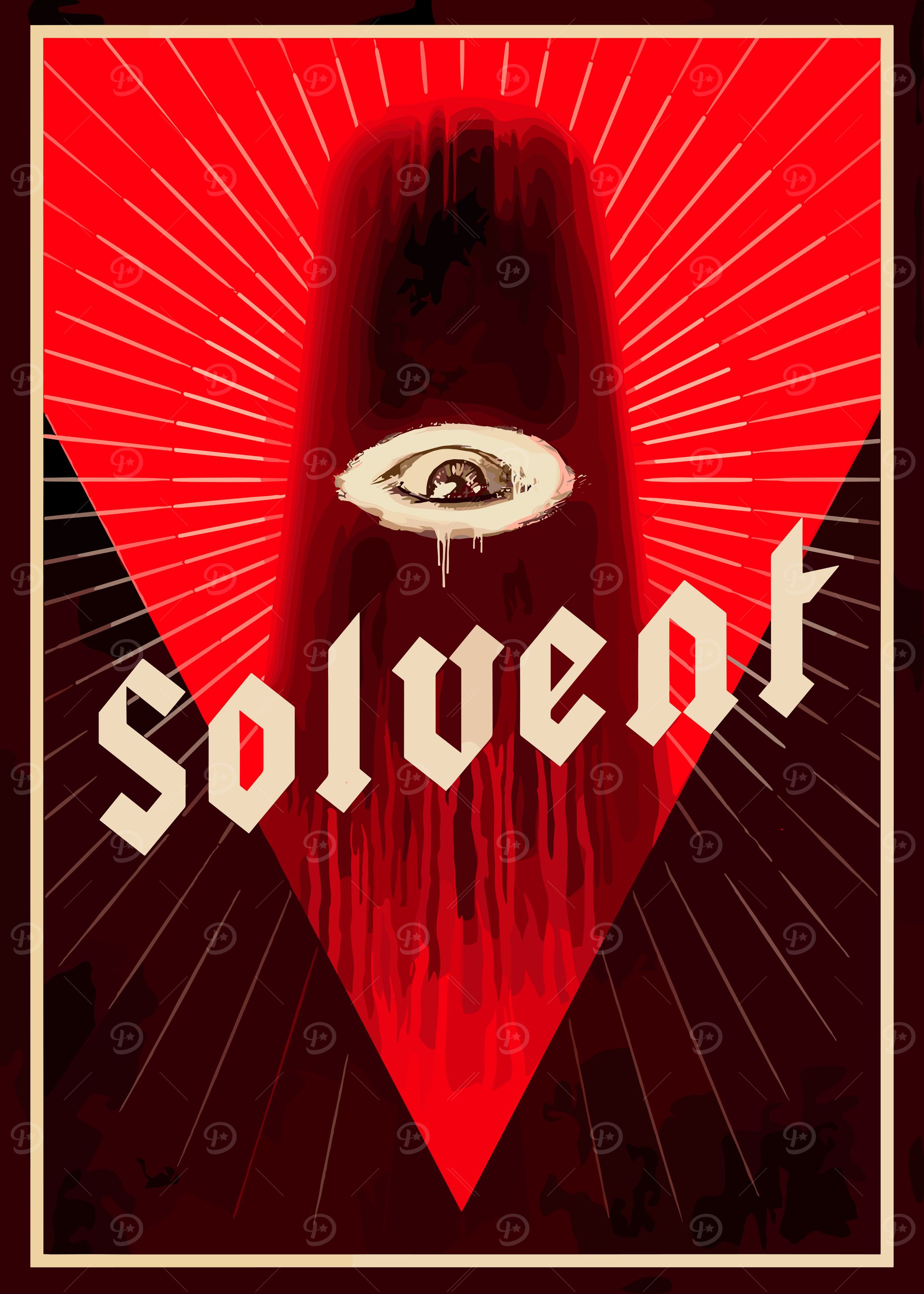 Solvent: Red Eye Propaganda Poster