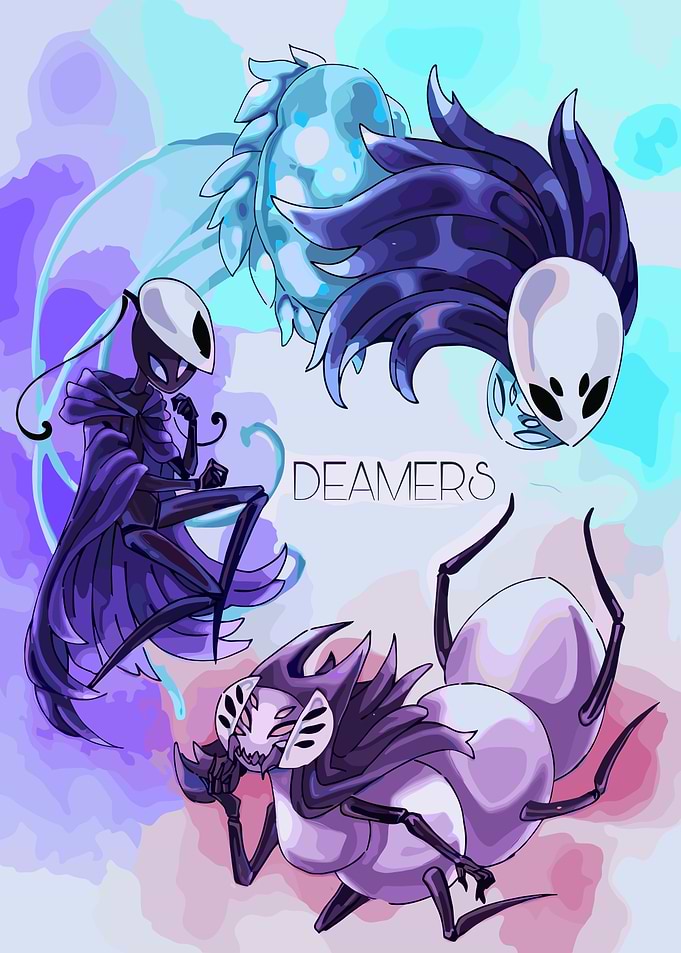 Hollow Knight Dreamers Illustration
