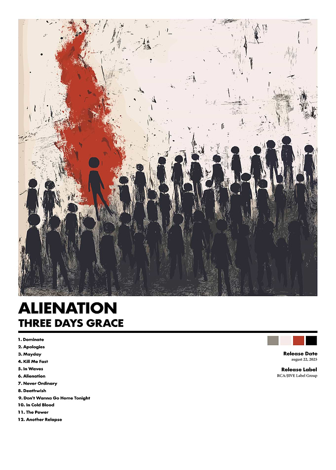 Three Days Grace Alienation Album