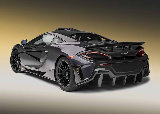 Sleek Black McLaren Sports Car