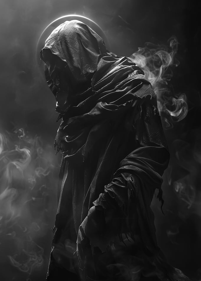 Reaper in a smoke
