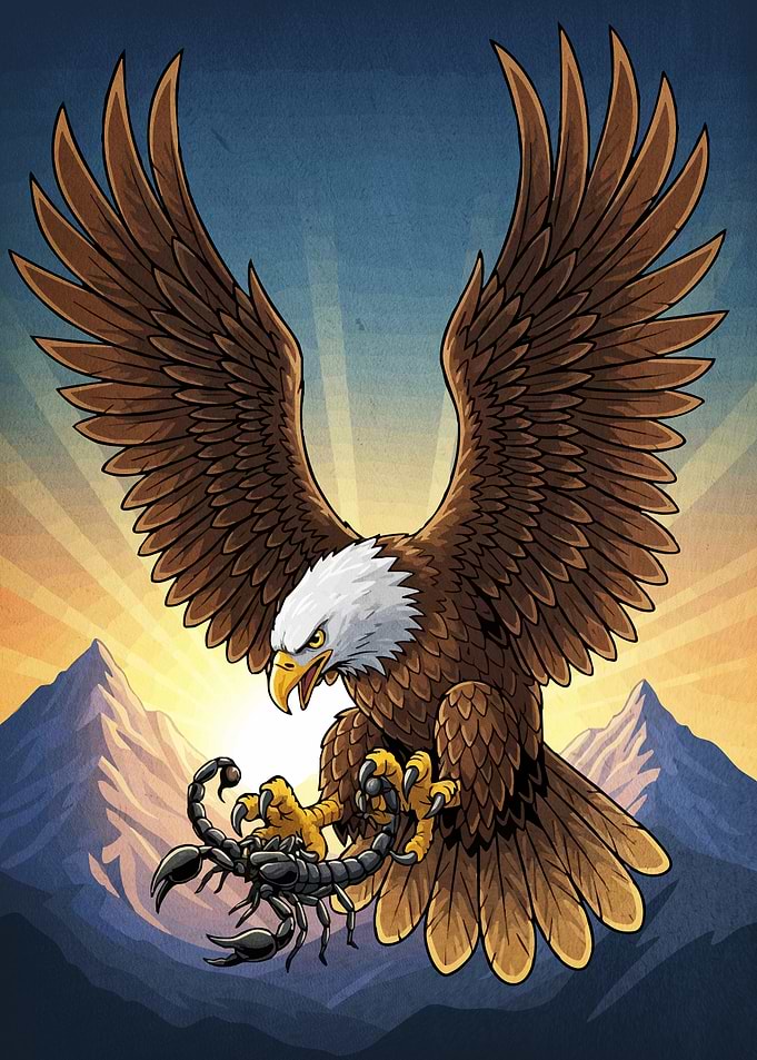 Eagle versus Scorpion