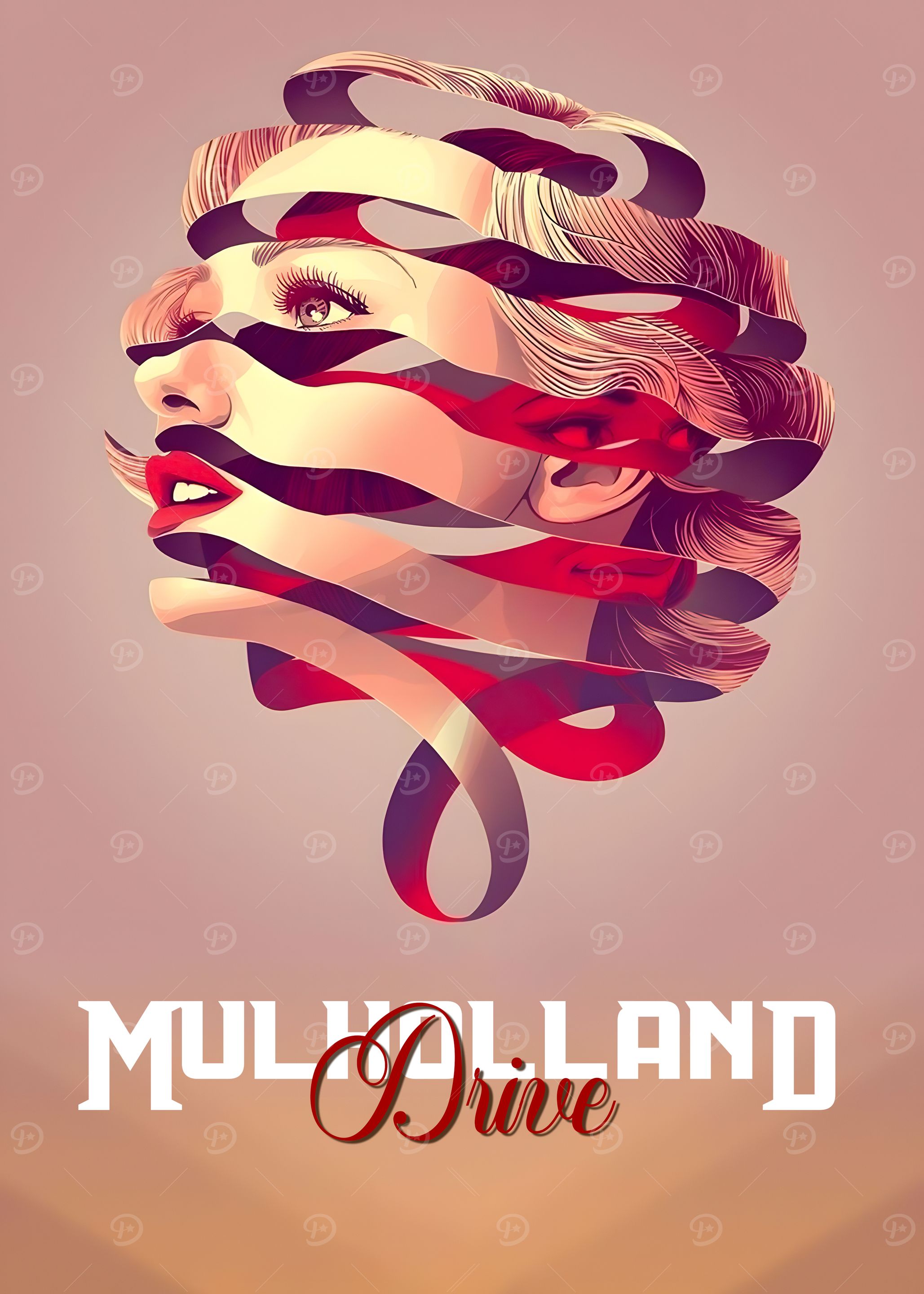 Mulholland Drive poster art
