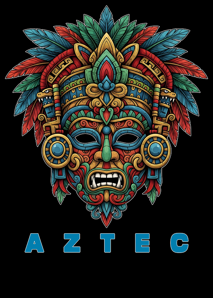 Aztec Mask Illustration