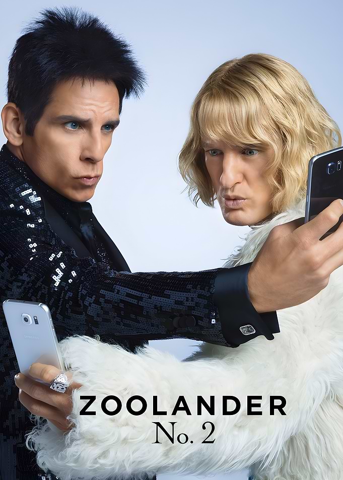 Zoolander No. 2 Movie Poster