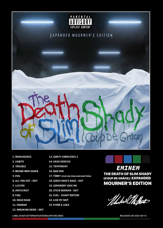 Eminem - The Death of Slim Shady album cover