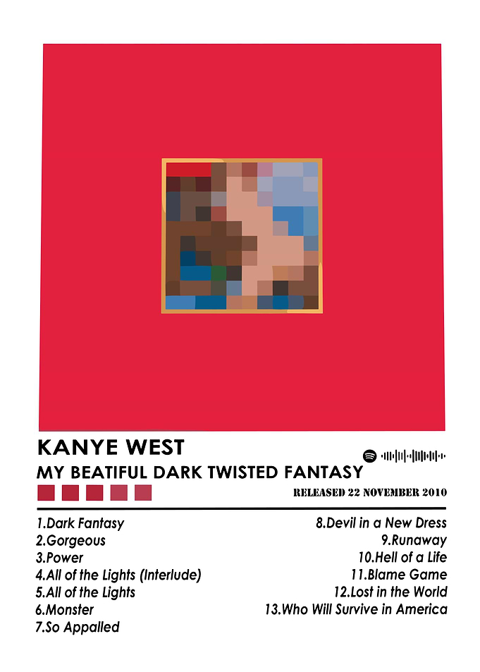Kanye West - My Beautiful Dark Twisted Fantasy