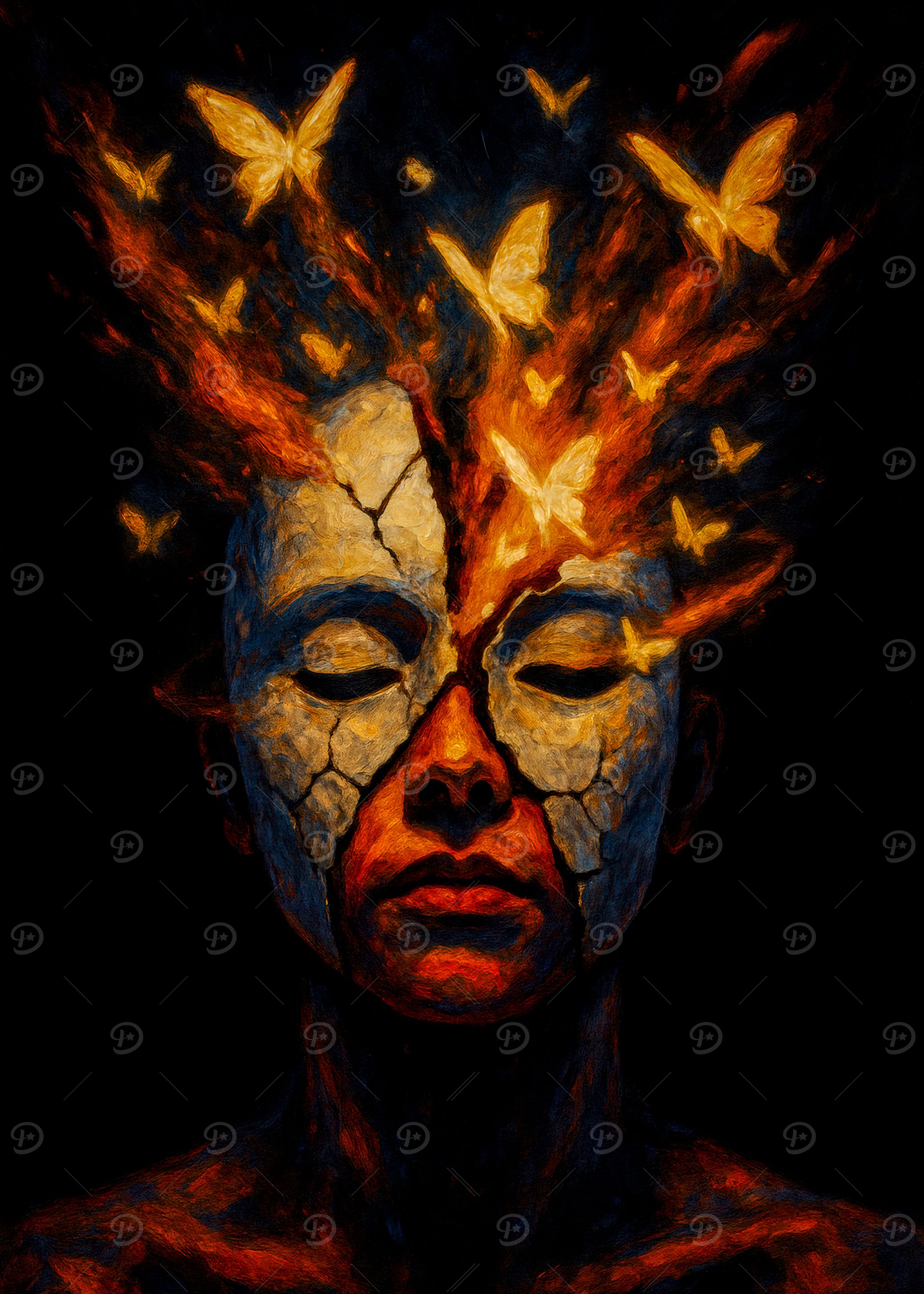 Butterfly Emergence Painting