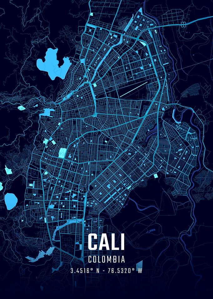 Cali Midnight City Map