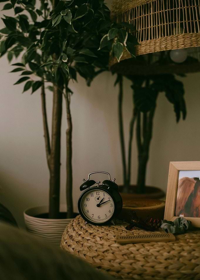 Vintage Alarm Clock Still Life