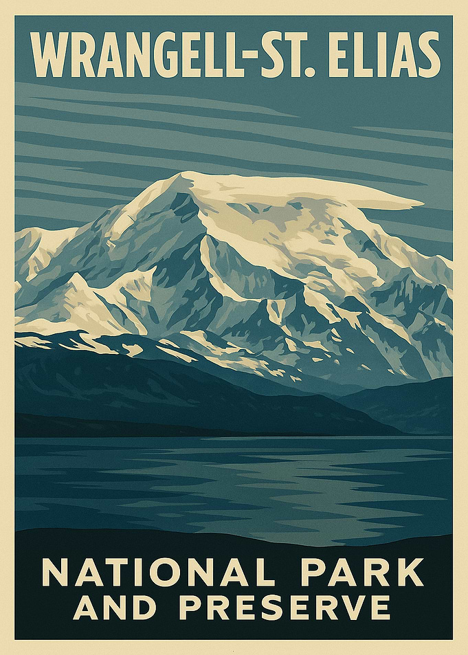Wrangell-St. Elias National Park Poster