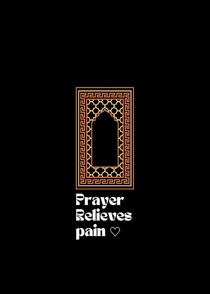 Prayer Rug with Inspirational Text