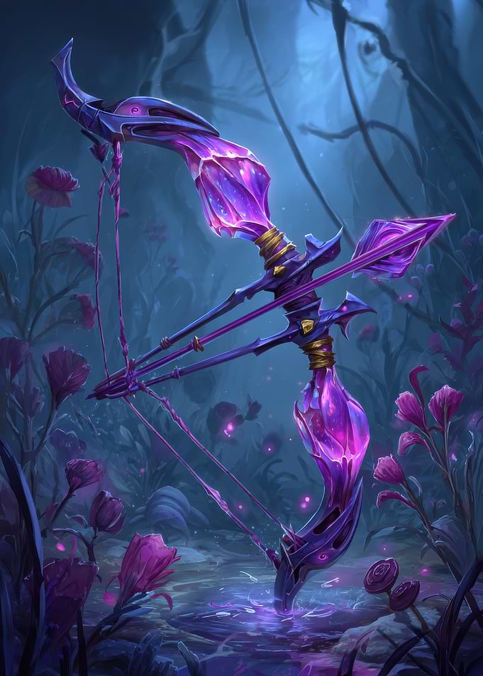 Enchanted Purple Bow