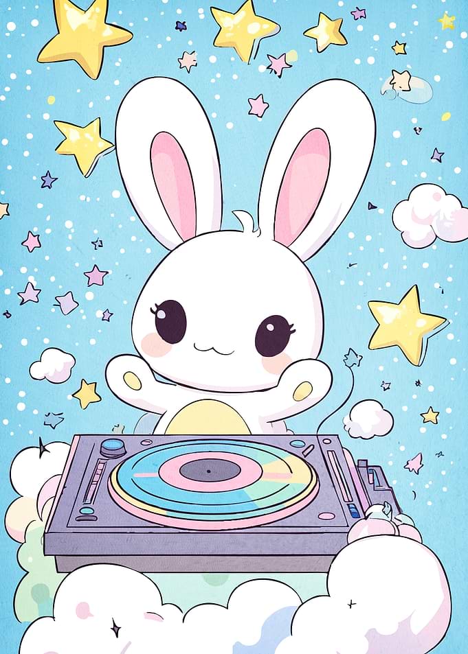 Bunny DJ Turntable