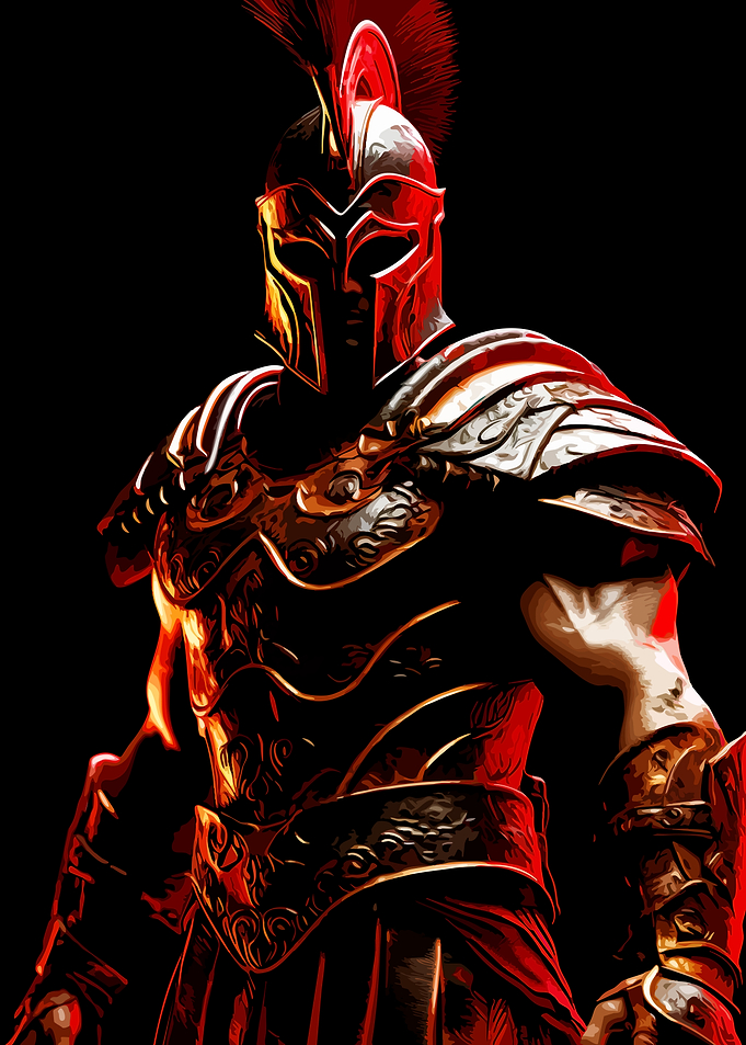 Warrior in Golden Armor