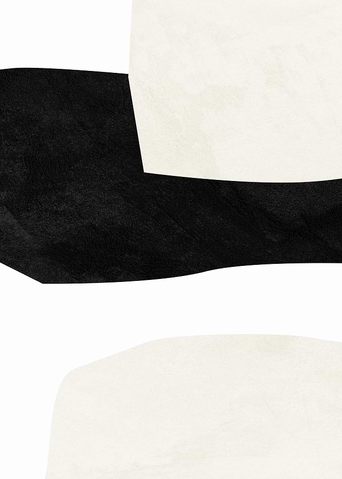 Abstract Black and White Shapes