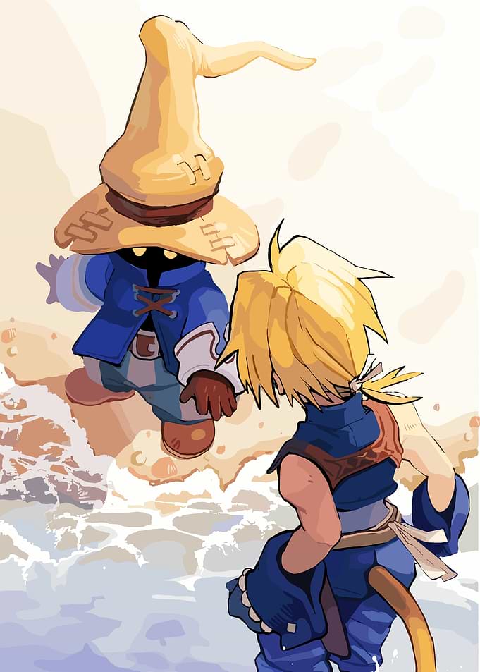 Final Fantasy IX: Vivi and Zidane