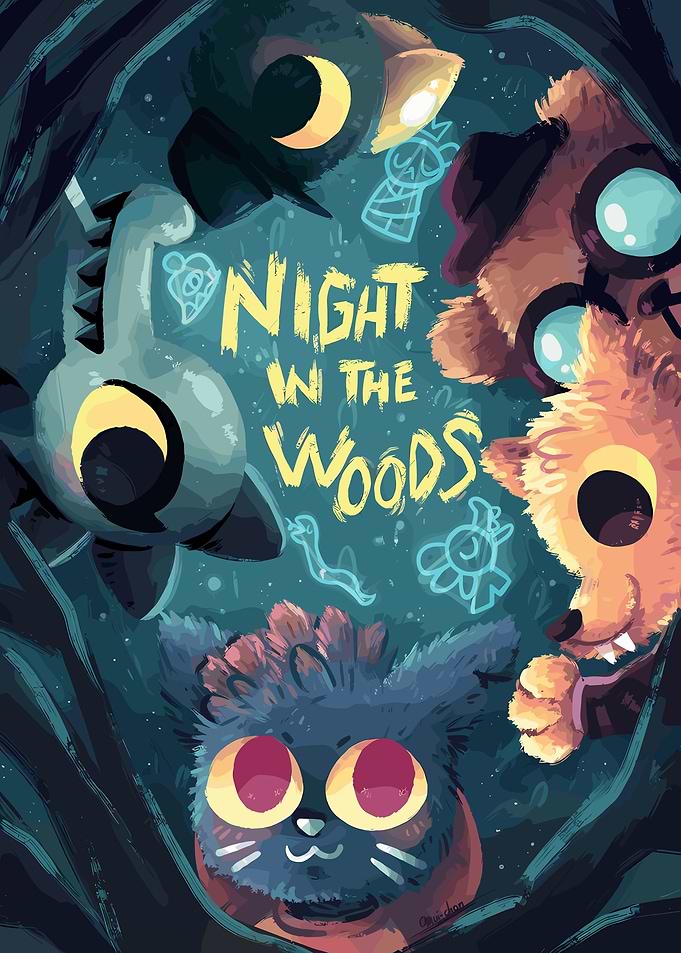Night in the Woods Character Art